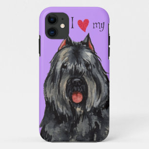 I Love my Bouvier iPhone 11 Case