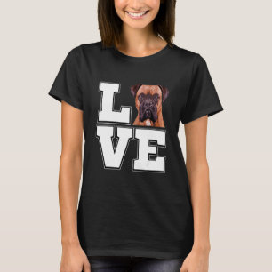 I love my Boxer Dog Boxer Dog T-Shirt
