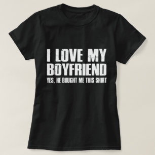I Love My Boyfriend, Cute Valentine's Day T-Shirt