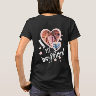 I love my Boyfriend front and back cute T-Shirt