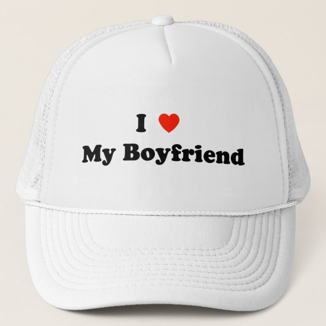 I Love My Boyfriend Hat (Front)