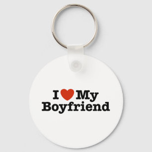 I Love My Boyfriend Key Ring