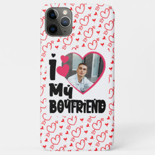I Love My Boyfriend Personalised Photo Case-Mate i Case-Mate iPhone Case