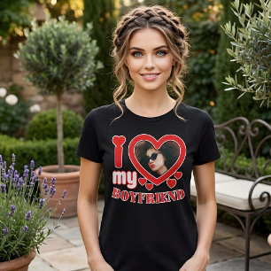 I Love My Boyfriend Personalised T-Shirt