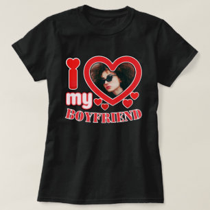 I Love My Boyfriend Personalised T-Shirt