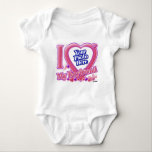 I Love My Boyfriend pink/purple - photo Baby Bodysuit<br><div class="desc">I Love My Boyfriend pink/purple - photo</div>