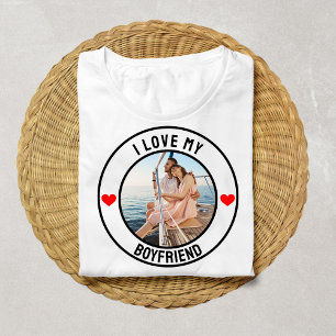 I Love My Boyfriend Shirt Custom With Own Photo
