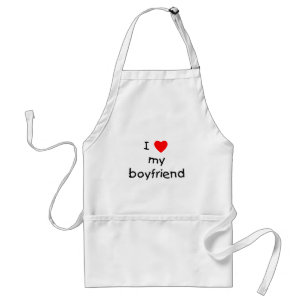 I Love My Boyfriend Standard Apron
