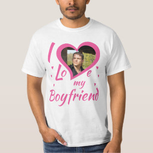 I Love my Boyfriend - T-Shirt personalisierbar