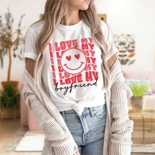 I Love My Boyfriend T-shirt, Valentine's Day T-Shirt