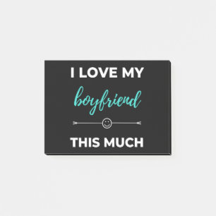 I Love My Boyfriend This Much Post-it Notes