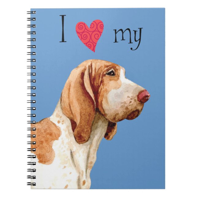 I Love my Bracco Italiano Notebook (Front)