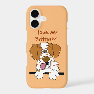 I Love My Brittany Spaniel Dog Lovers Phone Case