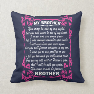 I love my brother cushion
