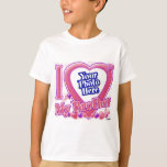 I Love My Brother pink/purple - photo T-Shirt<br><div class="desc">I Love My Brother pink/purple - photo Add your favourite photo to this t-shirt design!</div>