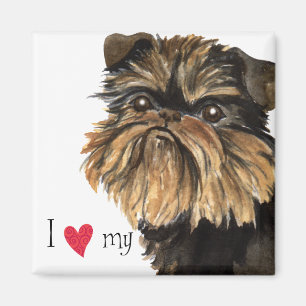 I Love my Brussels Griffon Magnet
