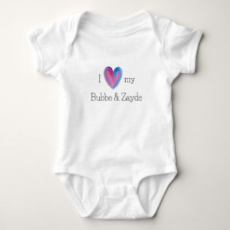 I Love My Bubbe and Zayde Baby Bodysuit