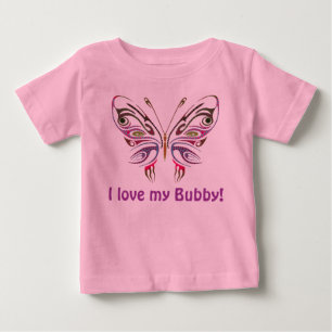 I Love My Bubby Personalised Baby T-Shirt