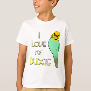 I Love My Budgie T-Shirt