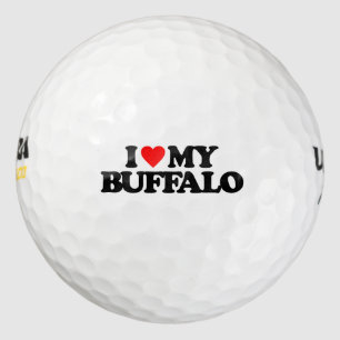 I LOVE MY BUFFALO GOLF BALLS