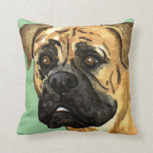 I Love my Bullmastiff Cushion