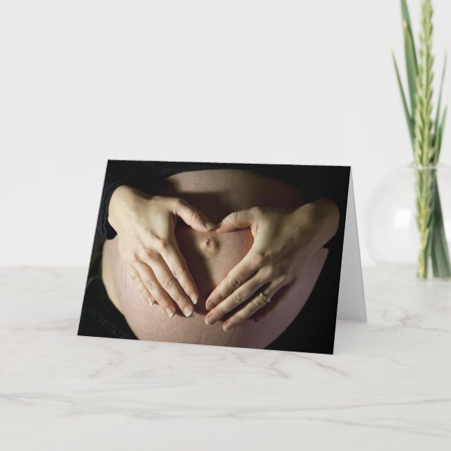I Love My Bump Card (Front)