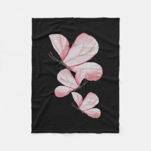 I Love My Butterfly Gifts Fleece Blanket