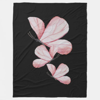 I Love My Butterfly Gifts Fleece Blanket