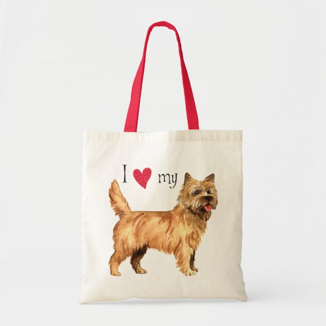 I Love my Cairn Terrier Tote Bag (Front)