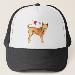 I Love my Canaan Dog Trucker Hat