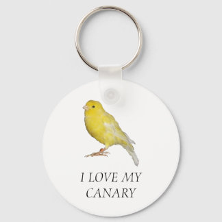 I LOVE MY CANARY Key chain