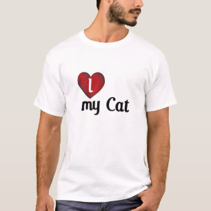 I Love My Cat 2 T-Shirt