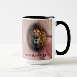 I Love My Cat Custom Text Personalised Coffee Mug