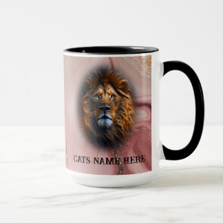 I Love My Cat Custom Text Personalised Coffee Mug