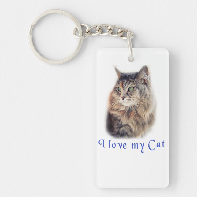 I love my Cat Key Ring (Front)