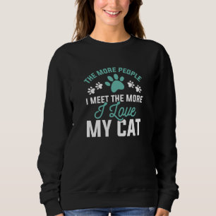 I Love My Cat Sweatshirt