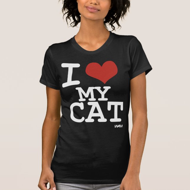I love my cat T-Shirt (Front)