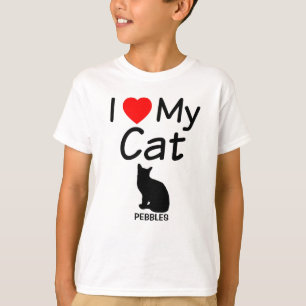 I Love My Cat T-Shirt