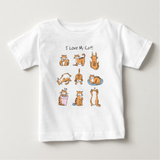 I Love My Cat Toddler T-shirt
