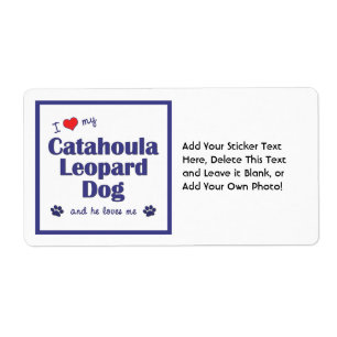 I Love My Catahoula Leopard Dog (Male Dog)