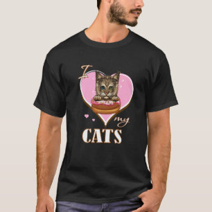 I Love My cats T-Shirt