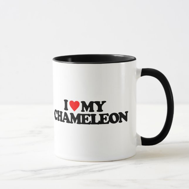 I LOVE MY CHAMELEON MUG (Right)