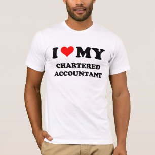 I Love My Chartered Accountant T-Shirt