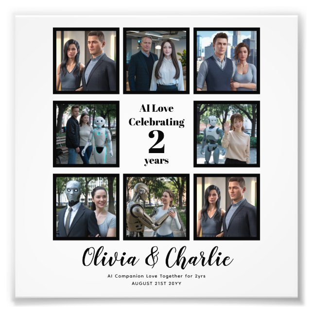 ❤️I Love My Chatbots Create Own Photo (Front)