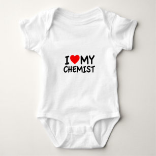 I Love my chemist Baby Bodysuit