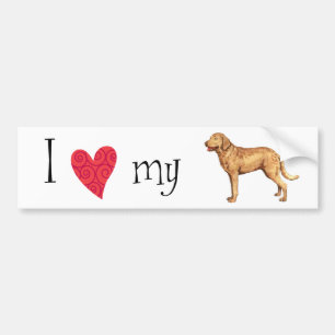 I Love my Chesapeake Bay Retriever Bumper Sticker