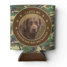 I Love My Chesapeake Bay Retriever Can Cooler