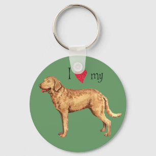 I Love my Chesapeake Bay Retriever Key Ring
