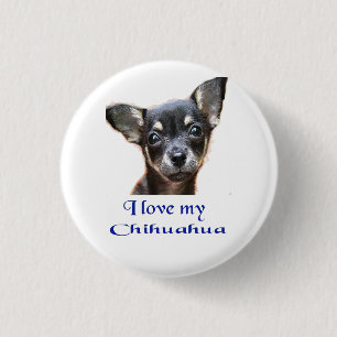 I love My Chihuahua 3 Cm Round Badge