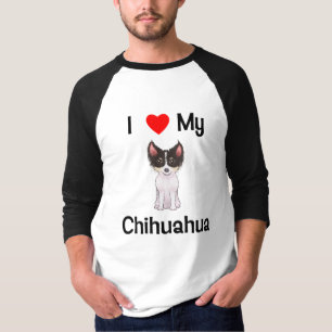 I Love My Chihuahua (picture) T-Shirt